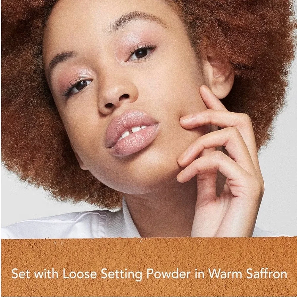 Dermablend Loose Setting Powder Warm Saffron Matte Finish Long Wear Makeup 1 oz